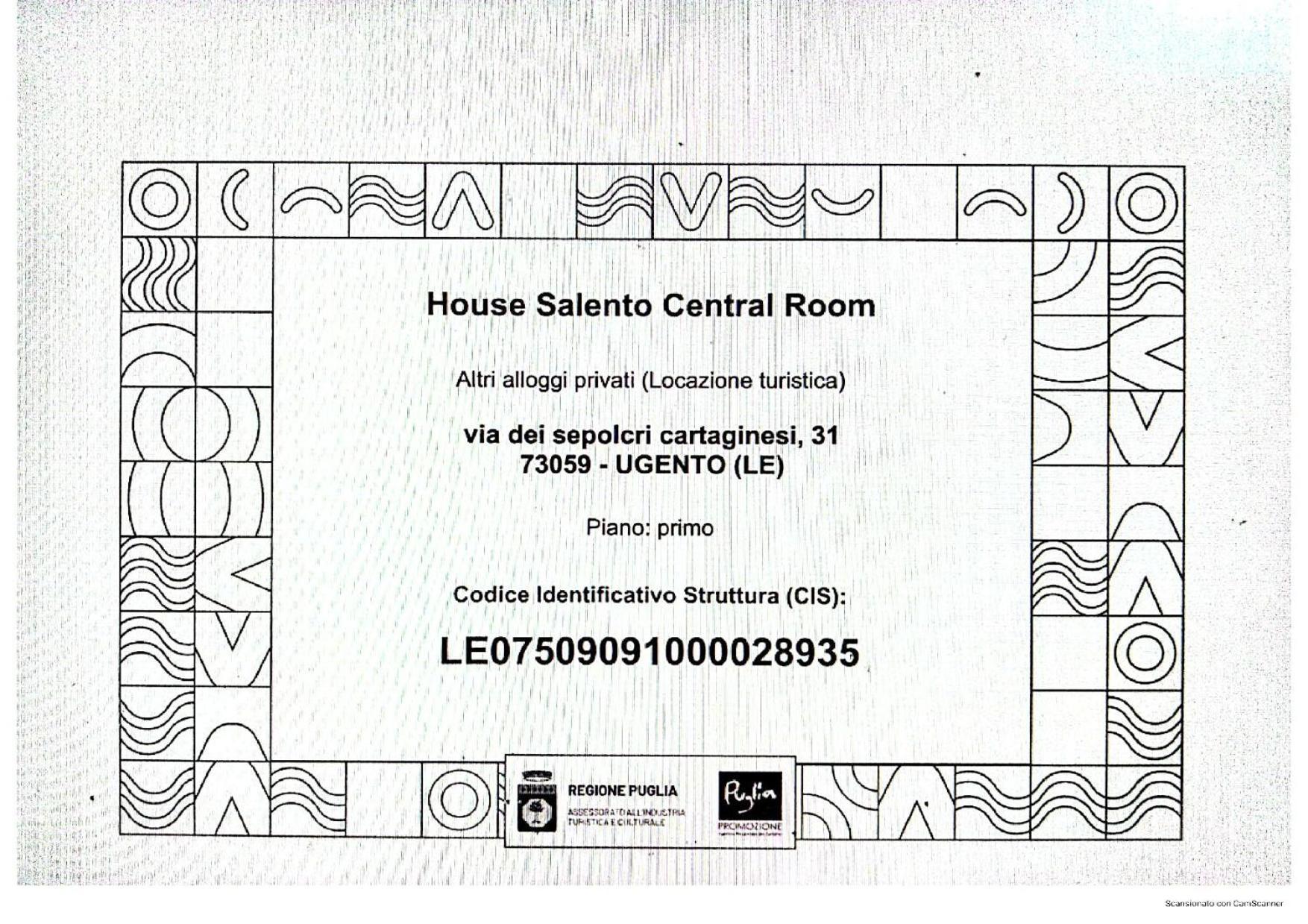 House Salento Central Rooms Torre San Giovanni Exterior foto